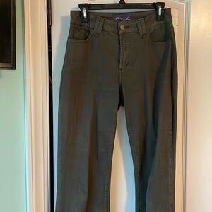Not your daughter’s jeans  NYDJ size 4 jeans dark green lift tuck technology